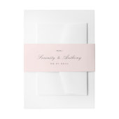 Bandeau De Faire-part Script classique élégant Mariage simple (Devant example)