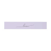 Bandeau De Faire-part Script d'amour mariage sur Lavender (Plat)