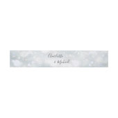 Bandeau De Faire-part Script de signature des snowflèches d'hiver (Plat)