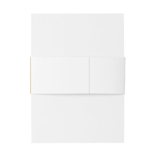 Bandeau De Faire-part Script Gold | Brosse classique avec année (Dos Example)