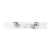 Bandeau De Faire-part Script minimaliste Lavender Green (Plat)