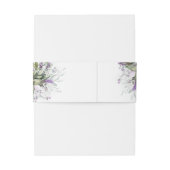 Bandeau De Faire-part Script minimaliste Lavender Green (Dos Example)