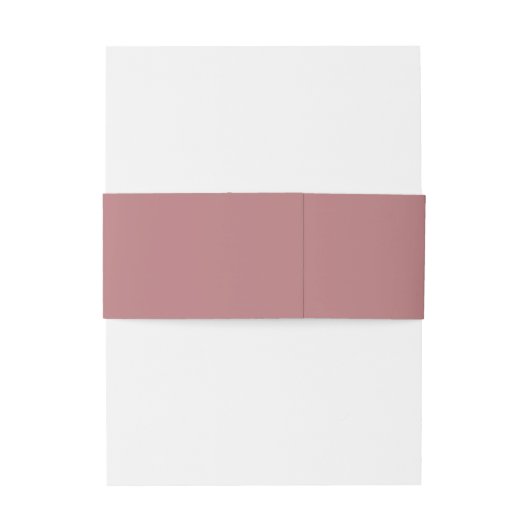 Bandeau De Faire-part Script moderne Dusty Rose Mariage (Dos Example)