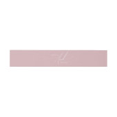Bandeau De Faire-part Script Whimsical | Dusty Rose (Plat)