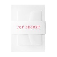 Secret Agent Spy Belly Band