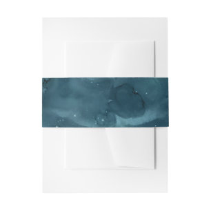 Bandeau De Faire-part Série Galaxy Turquoise Design 5