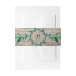 Bandeau De Faire-part Serre de courge Laurel Branche de feuille d'olive 