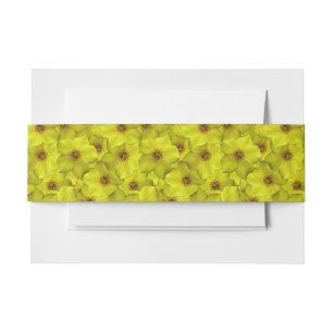 Bandeau De Faire-part Shrubby Cinquefoil Motif sans couture