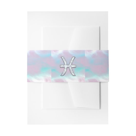 Bandeau De Faire-part SIGNE Zodiaque Pisces Mère stylish de Pearl (Devant example)