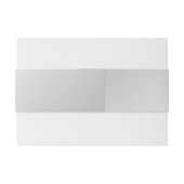 Bandeau De Faire-part Silver Elegance Mariage Belly Band (Dos exemple)