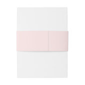 Bandeau De Faire-part Simple Blush Pink | Lavender Initials Wedding (Dos Example)