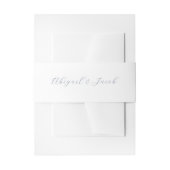 Bandeau De Faire-part Simple Calligraphie Script Faire-part de mariage b (Devant example)