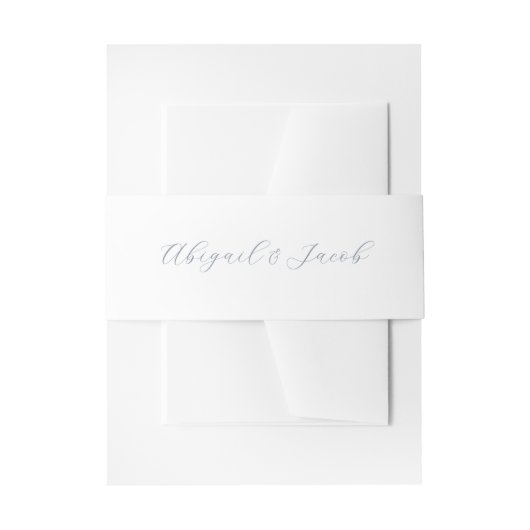 Bandeau De Faire-part Simple Calligraphie Script Faire-part de mariage b (Devant example)