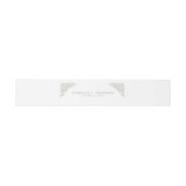 Bandeau De Faire-part Simple Delicate Floral Timeless Sage Mariage vert (Plat)