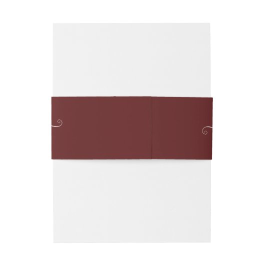 Bandeau De Faire-part Simple écriture manuscrite Mariage Bourgogne (Dos Example)