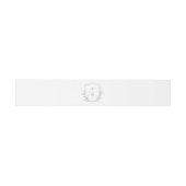 Bandeau De Faire-part Simple élégance botanique crête mariage monogramme (Plat)