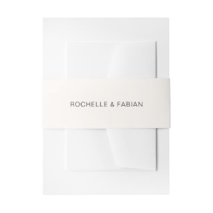 Bandeau De Faire-part Simple Élégance Mariage