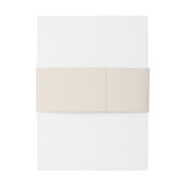 Bandeau De Faire-part Simple Elegant Script Cream Le Mariage De (Dos Example)