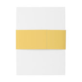 Bandeau De Faire-part Simple invitation monogramme jaune clair (Dos Example)