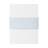 Bandeau De Faire-part Simple Mariage Bleu Clair (Dos Example)