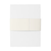 Bandeau De Faire-part Simple mariage moderne vert olive (Dos Example)