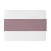 Bandeau De Faire-part Simple Mauve Signature Script (Dos exemple)