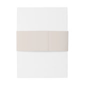 Bandeau De Faire-part Simple Monogramme de Mariage en Or Rose (Dos Example)