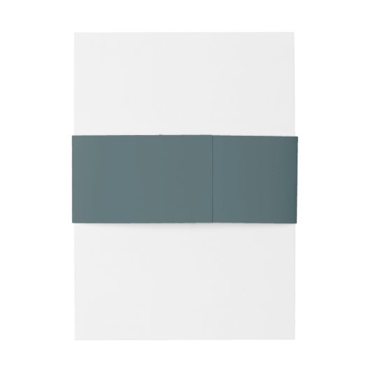 Bandeau De Faire-part Simple Monogramme Emerald Green Invitation (Dos Example)