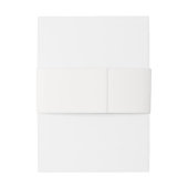 Bandeau De Faire-part Simple Trendy Ivory | Lavender Initials Wedding (Dos Example)