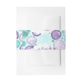 Bandeau De Faire-part Sirène Étincelante Et Hippocampe Avec Rapprochemen (Devant example)