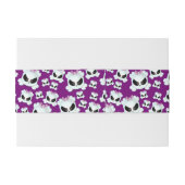 Bandeau De Faire-part Skullz Girly (Dos exemple)