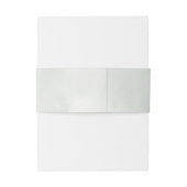 Bandeau De Faire-part Soft Pastel Green Élégant Mariage Script (Dos Example)