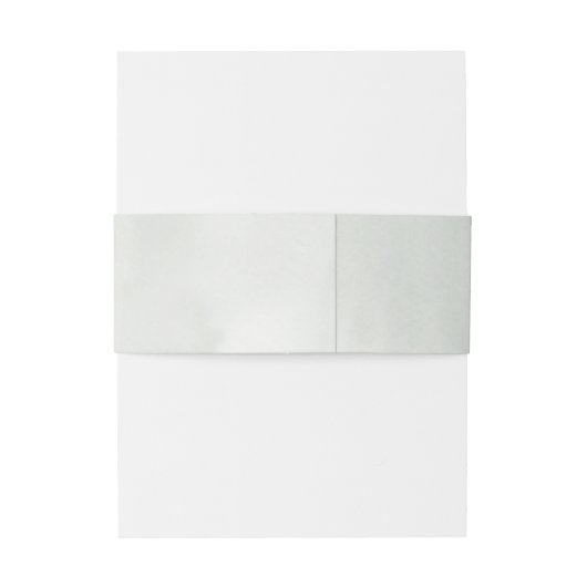 Bandeau De Faire-part Soft Pastel Green Élégant Mariage Script (Dos Example)