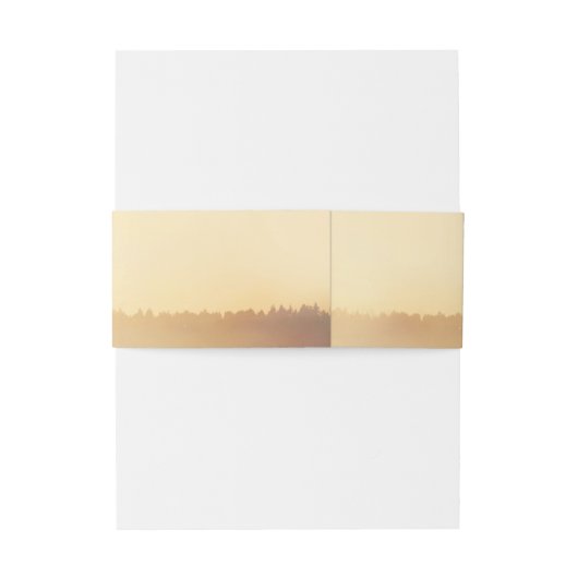 Bandeau De Faire-part Soirée d'été Coucher de soleil Champs Mariage rust (Dos Example)