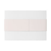 Bandeau De Faire-part solide rose lait (Dos exemple)