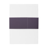 Bandeau De Faire-part Sophisticated Purple Typographic (Dos Example)