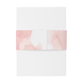 Bandeau De Faire-part Splash Splash Faire-part de mariage rose Bandes (Dos Example)