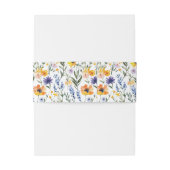 Bandeau De Faire-part Spring Floral Wedding (Dos Example)