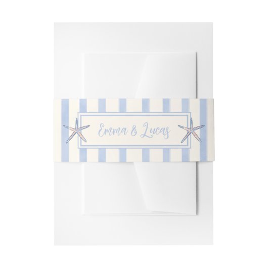 Bandeau De Faire-part star fish (Devant example)