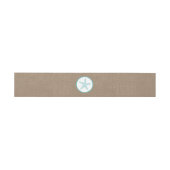 Bandeau De Faire-part Starfish Turquoise Burlap Beach Wedding Collection (Plat)