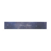 Bandeau De Faire-part Starry Night Forest Faire-part de mariage (Plat)