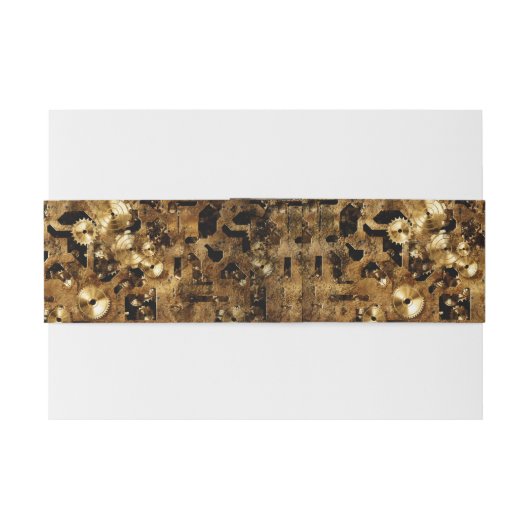 Bandeau De Faire-part Steampunk (Dos exemple)