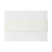 Bandeau De Faire-part Stickers mariage floral blanc (Dos exemple)