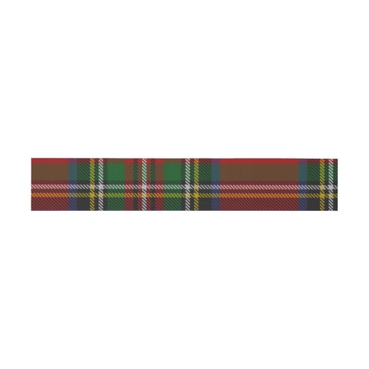 Bandeau De Faire-part Stuart Plaid Tartan Christmas (Plat)