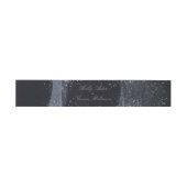Bandeau De Faire-part Suite de Faire-part de mariage de nuit Silver Star (Plat)