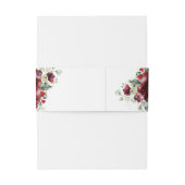 Bandeau De Faire-part Suite de Faire-part de mariage Red Peony Epiphany (Dos Example)
