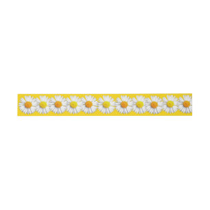 Bandeau De Faire-part Summer Daisy Mariage Belly Band