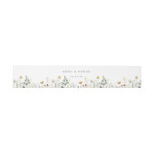 Bandeau De Faire-part Summer Wildflower Field Wedding (Plat)