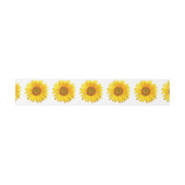 Bandeau De Faire-part Sunflower Invitation Belly Band (Plat)