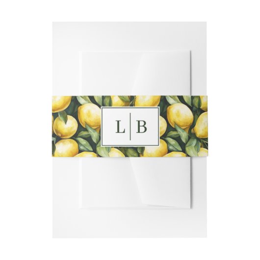 Bandeau De Faire-part Sunny Lemon Mariage (Devant example)
